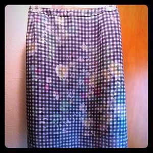 Beautiful skirt floral with a sheer overlay